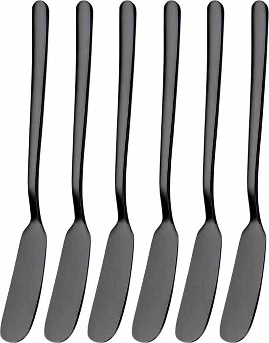 Aanbiedingen ⭐ House Of Husk Botermesjes Set - Zwart - RVS - Botermes - Smeermessen - Tapas Mesjes - 6 Stuks ???? 1 Aanbiedingen ⭐ House Of Husk Botermesjes Set - Zwart - RVS - Botermes - Smeermessen - Tapas Mesjes - 6 Stuks ????