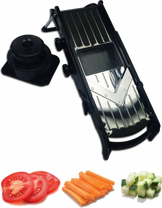 Begroting ???? Gropro Mandoline V-blade All In One - Centreer Mes - Roestvrij Staal - Julienne, Plakjes Of Blokjes - Keukensnijder - Snijmachine - Groentesnijder ❤️ 1 Begroting ???? Gropro Mandoline V-blade All In One - Centreer Mes - Roestvrij Staal - Julienne, Plakjes Of Blokjes - Keukensnijder - Snijmachine - Groentesnijder ❤️