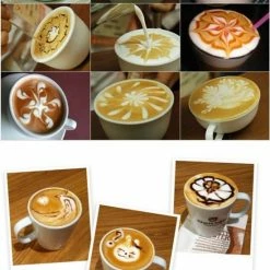 Top 10 ???? Trading Barista Cappucino Latte Art Pen Set - Koffie Sjablonen Met 16 Cacaostrooier Sjablonen Pencil - Accesoires ???? 8 Top 10 ???? Trading Barista Cappucino Latte Art Pen Set - Koffie Sjablonen Met 16 Cacaostrooier Sjablonen Pencil - Accesoires ???? -Tefal Shop 550x718 1
