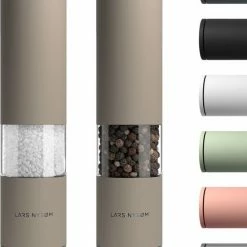 Goedkoop ???? LARS NYSØM Zout- En Pepermolen Set 'Lagom' Greige ????