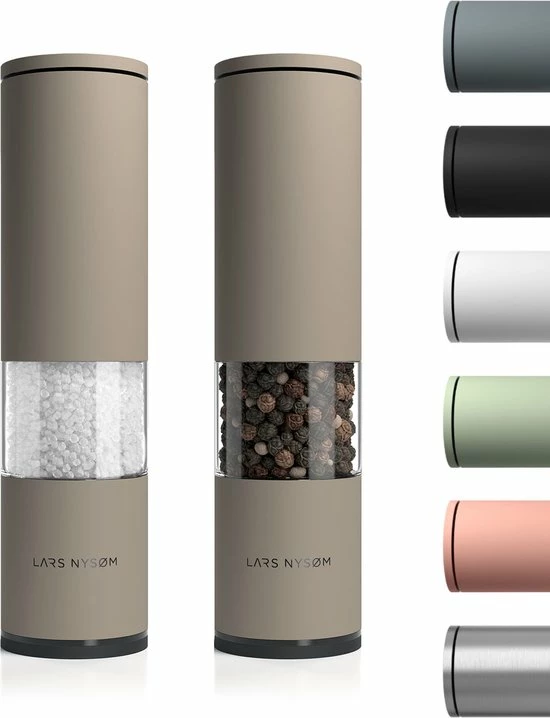 Goedkoop ???? LARS NYSØM Zout- En Pepermolen Set 'Lagom' Greige ???? 1 Goedkoop ???? LARS NYSØM Zout- En Pepermolen Set 'Lagom' Greige ????