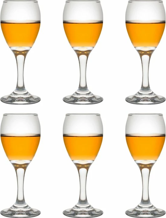 Gloednieuw ???? Libbey Borrelglas Teardrop Sherry - 90 Ml / 9 Cl - 6 Stuks - Sherryglas - Portglas - Op Voet - Vaatwasserbestendig - Hoge Kwaliteit ✔️ 1 Gloednieuw ???? Libbey Borrelglas Teardrop Sherry - 90 Ml / 9 Cl - 6 Stuks - Sherryglas - Portglas - Op Voet - Vaatwasserbestendig - Hoge Kwaliteit ✔️