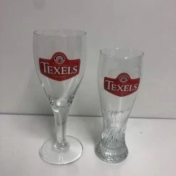 Groothandel ???? Texels Bierglas Set 2 Stuks (30 - 33cl) Skuumkoppe Bokaal En Voetglas Texelse Bier Glas Glazen Bierglazen ????