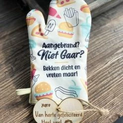 Beste recensies van ❤️ Merkloos Ovenhandschoen Met De Tekst `Aangebrand Niet Gaar Bekken Dicht En Vreten Maar!.`+ Hartje Liefs / Vaderdag / Vaderdag Cadeau ????