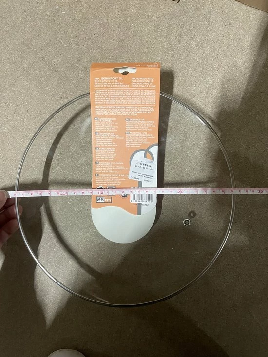 Goedkoop ???? Gerimport Universele Glazen Pannendeksel Voor Pannen Van 26 Cm - Kookpannen Accessoires ???? 3 Goedkoop ???? Gerimport Universele Glazen Pannendeksel Voor Pannen Van 26 Cm - Kookpannen Accessoires ???? - Afbeelding 3