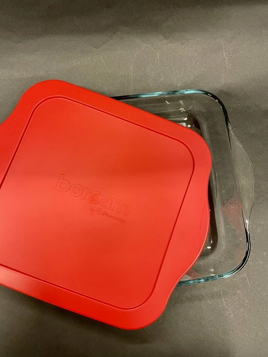 Beste Pirce ???? Pasabahce Borcam - Vierkant Met Deksel - Ovenschaal, Bakvorm, Serveervorm Hoekig ???? 2 Beste Pirce ???? Pasabahce Borcam - Vierkant Met Deksel - Ovenschaal, Bakvorm, Serveervorm Hoekig ???? - Afbeelding 2