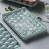 Goedkoop ???? Innovatique Ronde Ijsblokjesvorm Met Deksel - 4 Stuks!! - Groen - 132 Mini Ronde Ijsblokjes - ø 1,5cm - Stapelbaar/plooibaar - Bioplastic - Ice Cube - Makkelijk Te Vullen - Zonder Morsen ⭐