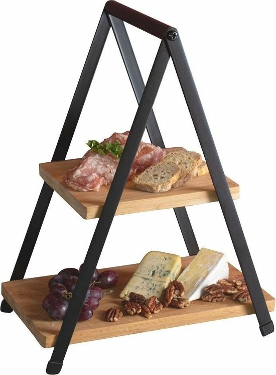Beste deal ⌛ Gusta® Gusta - Etagere / Serveertoren - 2 Laags - 28x16x35,5cm ???? 6 Beste deal ⌛ Gusta® Gusta - Etagere / Serveertoren - 2 Laags - 28x16x35,5cm ???? - Afbeelding 6