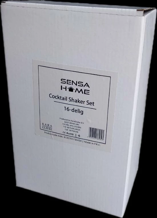 Aanbiedingen ???? SensaHome - 10-Delige Luxe Cocktail Shaker Set - Bartending Kit - 350 Ml - RVS - Inclusief Standaard - Lekvrij - Vaatwasser Bestendig - Cadeau Tip! ❤️ 6 Aanbiedingen ???? SensaHome - 10-Delige Luxe Cocktail Shaker Set - Bartending Kit - 350 Ml - RVS - Inclusief Standaard - Lekvrij - Vaatwasser Bestendig - Cadeau Tip! ❤️ - Afbeelding 6