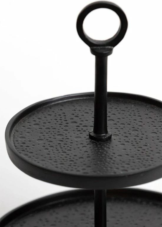 Beste deal ???? Light & Living Etagère Lutek - Zwart - 3 Laags ???? 5 Beste deal ???? Light & Living Etagère Lutek - Zwart - 3 Laags ???? - Afbeelding 5