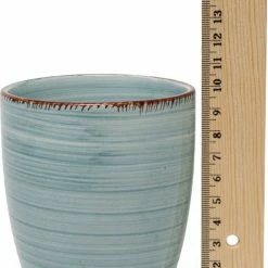 Gloednieuw ???? Studio Tavola Koffiemok - Blue - 6 Stuks - Aardewerk - 340 ML - Zonder Oor ???? -Tefal Shop 550x798