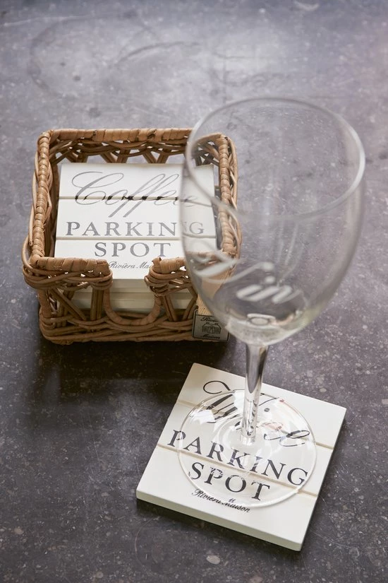 Beste Pirce ???? Riviera Maison Onderzetters Voor Glazen - Parking Spot Coasters - Bruin ???? 4 Beste Pirce ???? Riviera Maison Onderzetters Voor Glazen - Parking Spot Coasters - Bruin ???? - Afbeelding 4