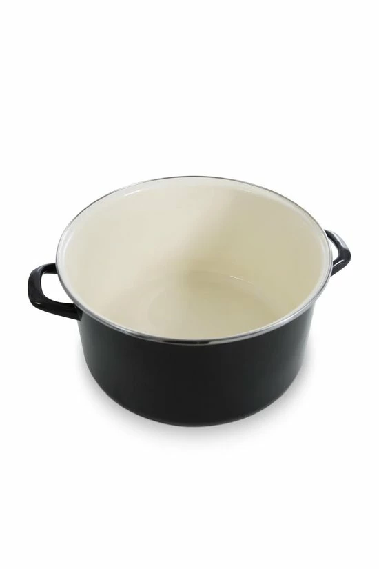 Beste Pirce ???? BK - Emaille Soeppan - 28 Cm - Zwart ???? 5 Beste Pirce ???? BK - Emaille Soeppan - 28 Cm - Zwart ???? - Afbeelding 5