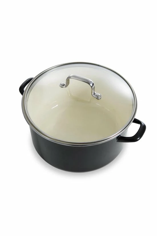 Beste Pirce ???? BK - Emaille Soeppan - 28 Cm - Zwart ???? 9 Beste Pirce ???? BK - Emaille Soeppan - 28 Cm - Zwart ???? - Afbeelding 9